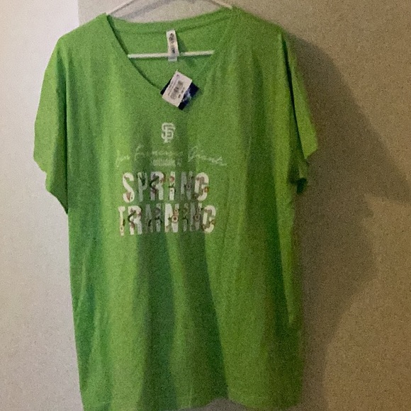 Size Ladies 2XL San Francisco Giants Spring Training Tee NWT - Picture 1 of 4
